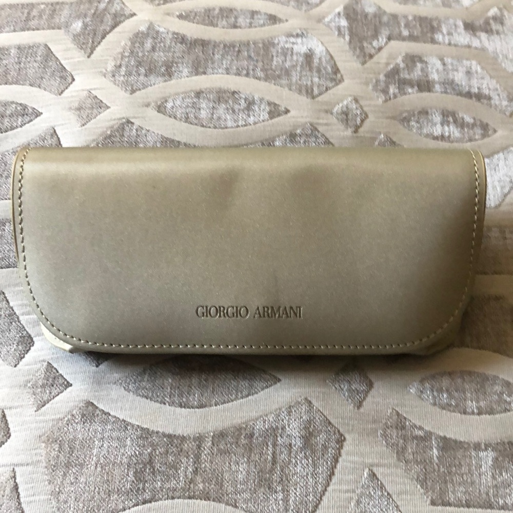 Giorgio Armani Beige Sunglasses Case